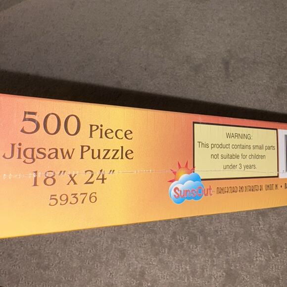 “Stargazing” By Chrissie Snelling 500-Pc Jigsaw Puzzle Cats Big Ben NEW sealed - Picture 4 of 5